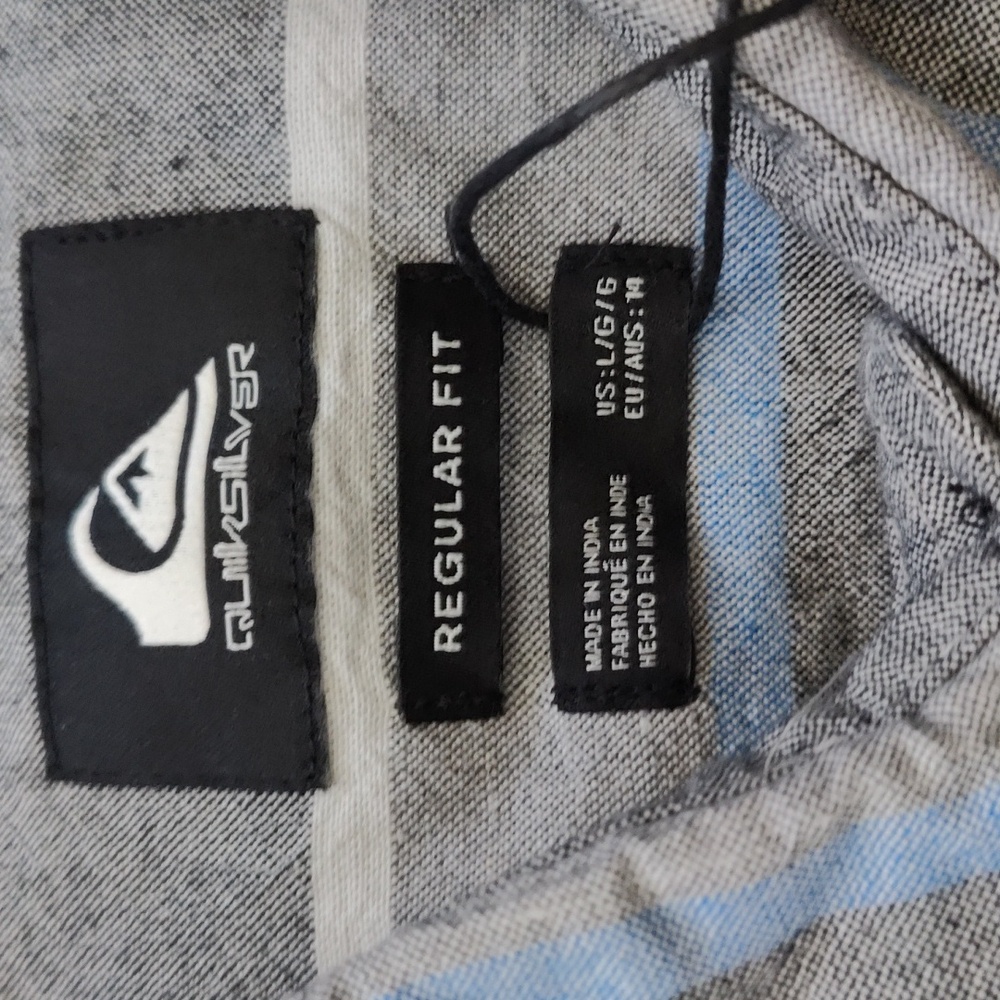 170. Quiksilver Cali Sunrise Woven Top | Color: Black Cali Sunrise - Picture 8 of 10